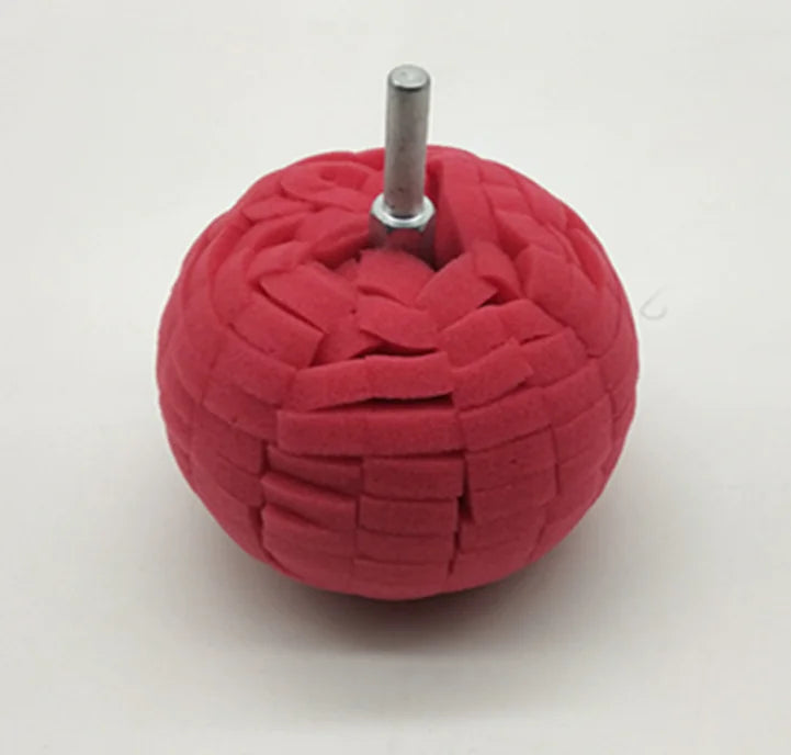 7-Color Wheel Hub Polishing Sponge Ball for Cars