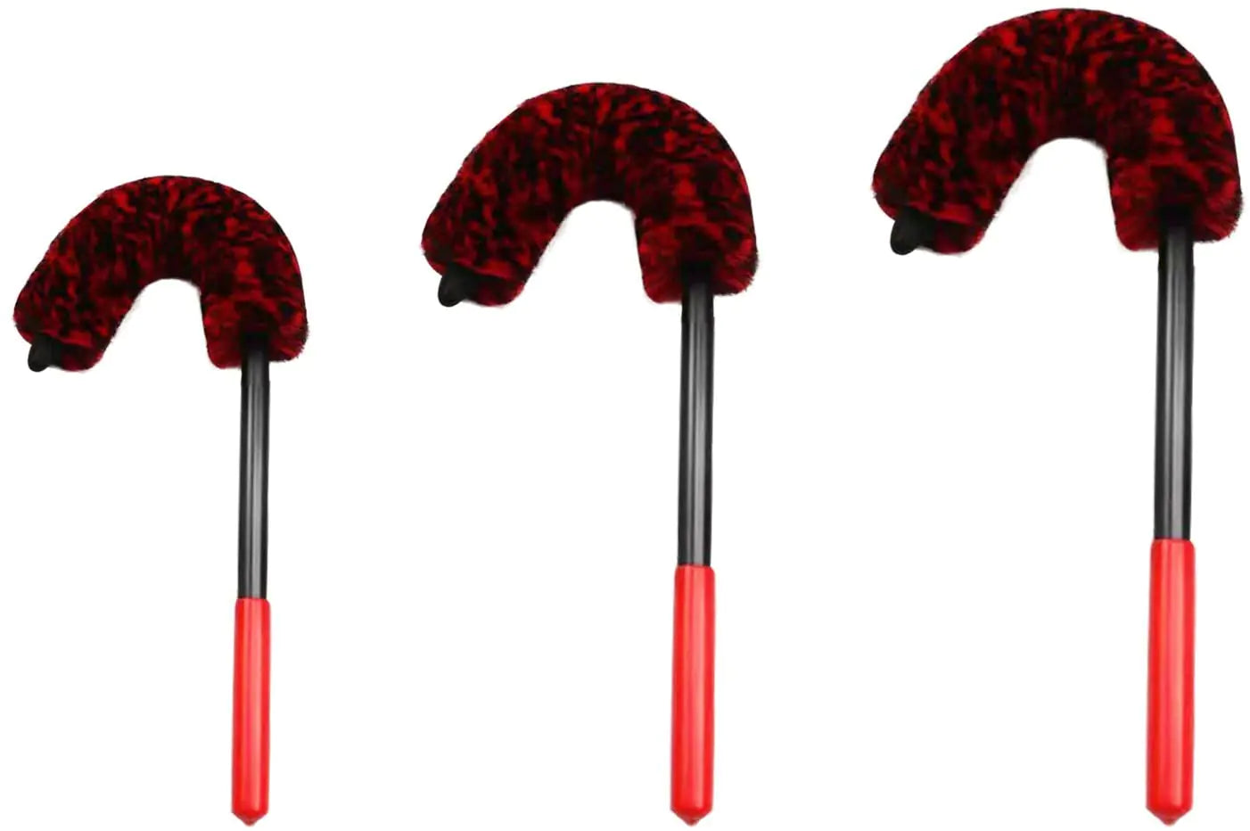 Imitation Wool Brush for Cleaning Car Wheel Hubs – Soft, Scratch-Safe Wheel Barrel & Spoke Brush