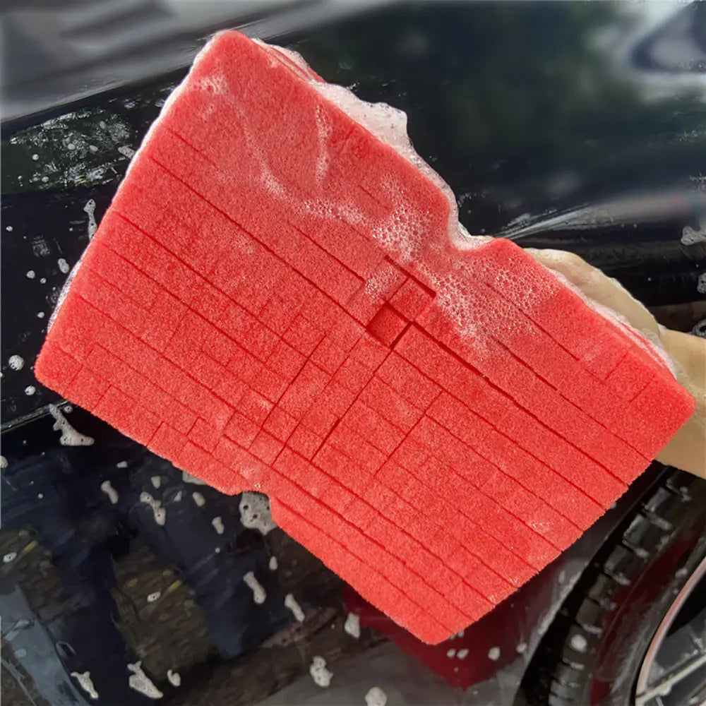 Car Cleaning Sponge and Wheel Brush Set