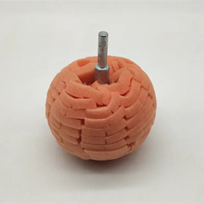 7-Color Wheel Hub Polishing Sponge Ball for Cars
