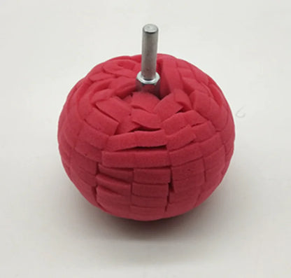 7-Color Wheel Hub Polishing Sponge Ball for Cars