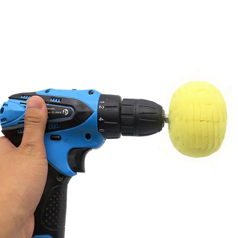 7-Color Wheel Hub Polishing Sponge Ball for Cars