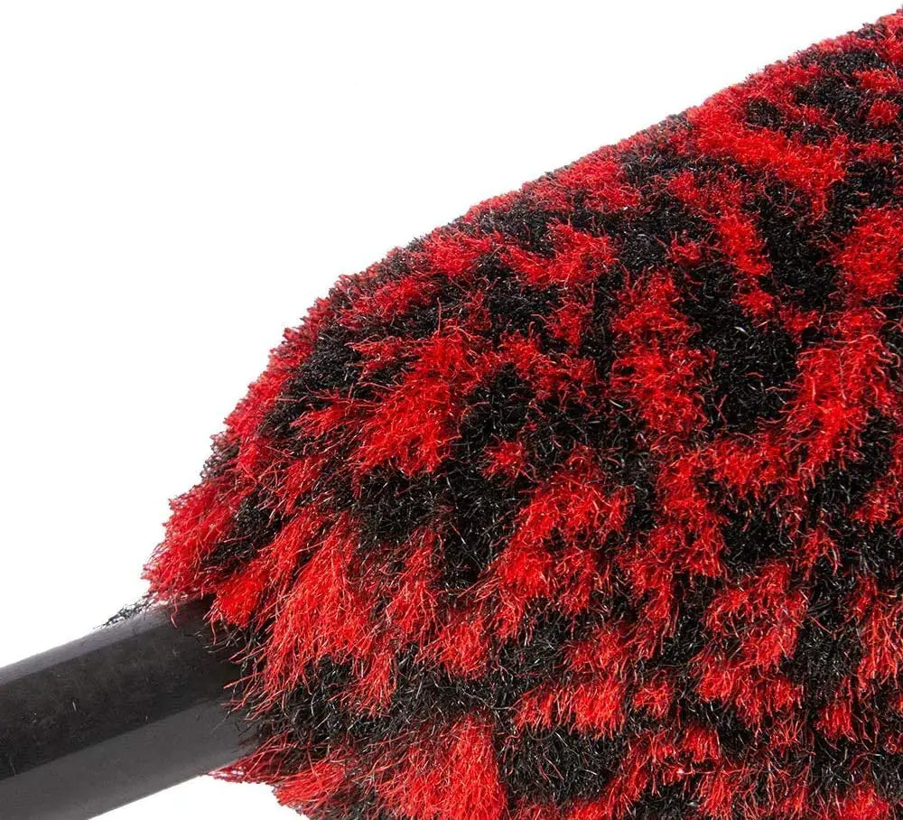 Imitation Wool Brush for Cleaning Car Wheel Hubs – Soft, Scratch-Safe Wheel Barrel & Spoke Brush