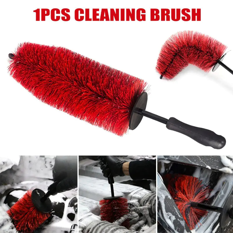 Car Cleaning Brush Tool for Wheels and Detailing