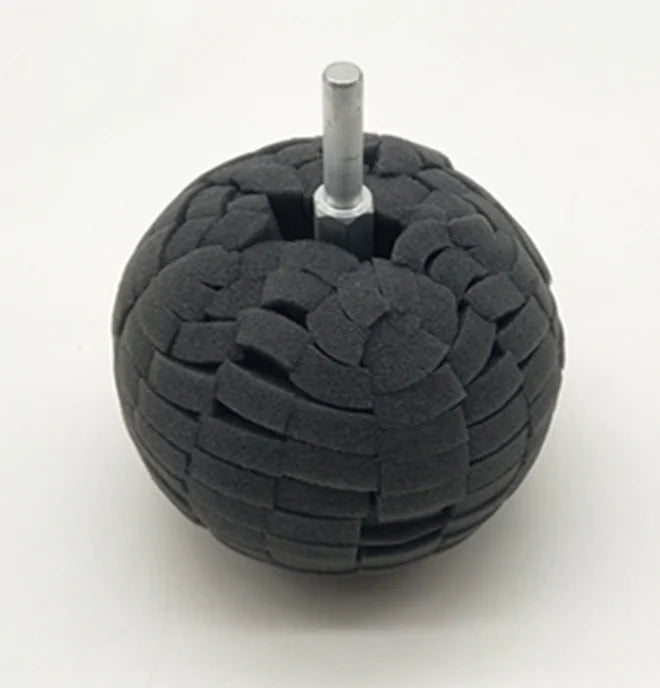 7-Color Wheel Hub Polishing Sponge Ball for Cars