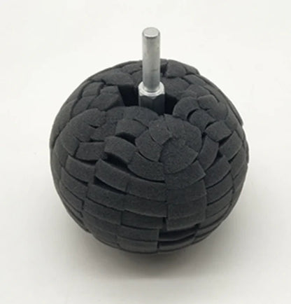 7-Color Wheel Hub Polishing Sponge Ball for Cars
