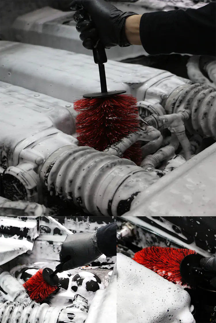 Car Cleaning Brush Tool for Wheels and Detailing